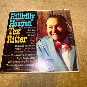 Text Ritter-Hillbilly Heaven-  vintage vinyl record from 1961